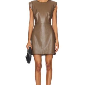 Steve Madden Brown Leather Dress